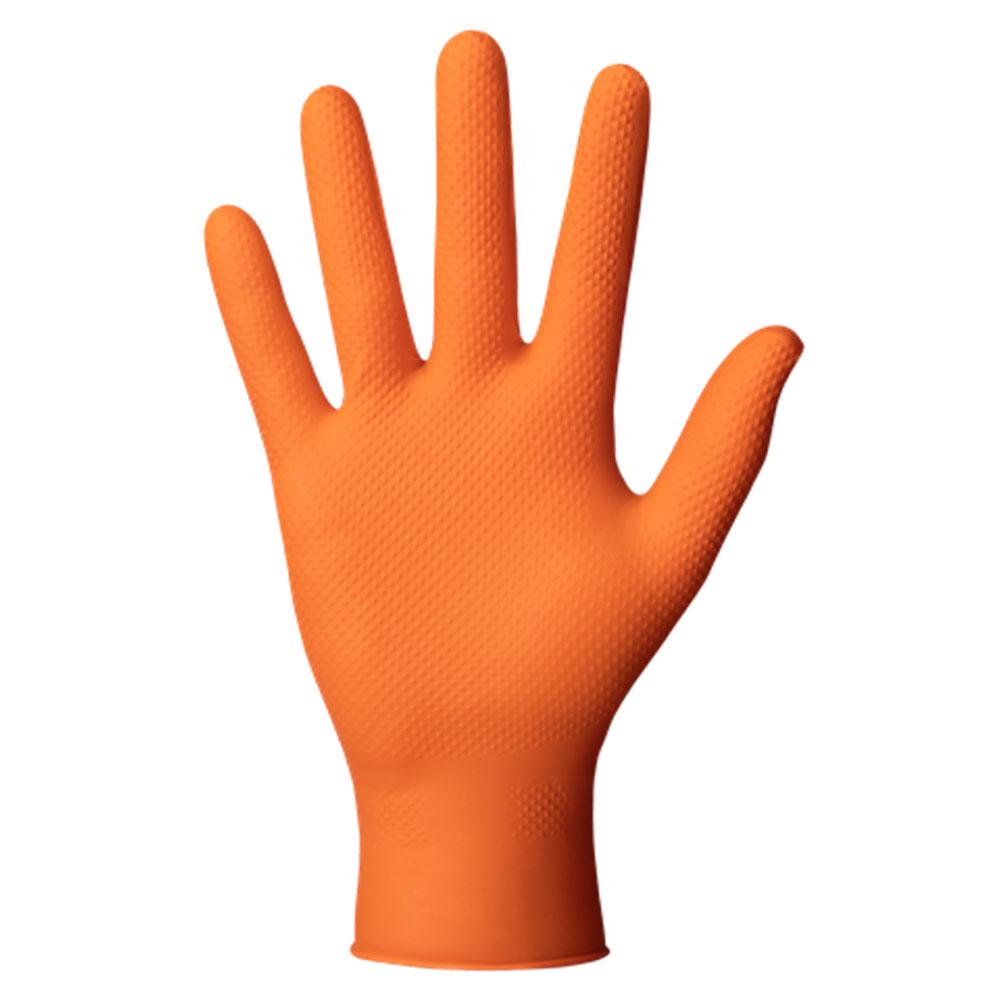 Nitrile Gloves - Orange - Box